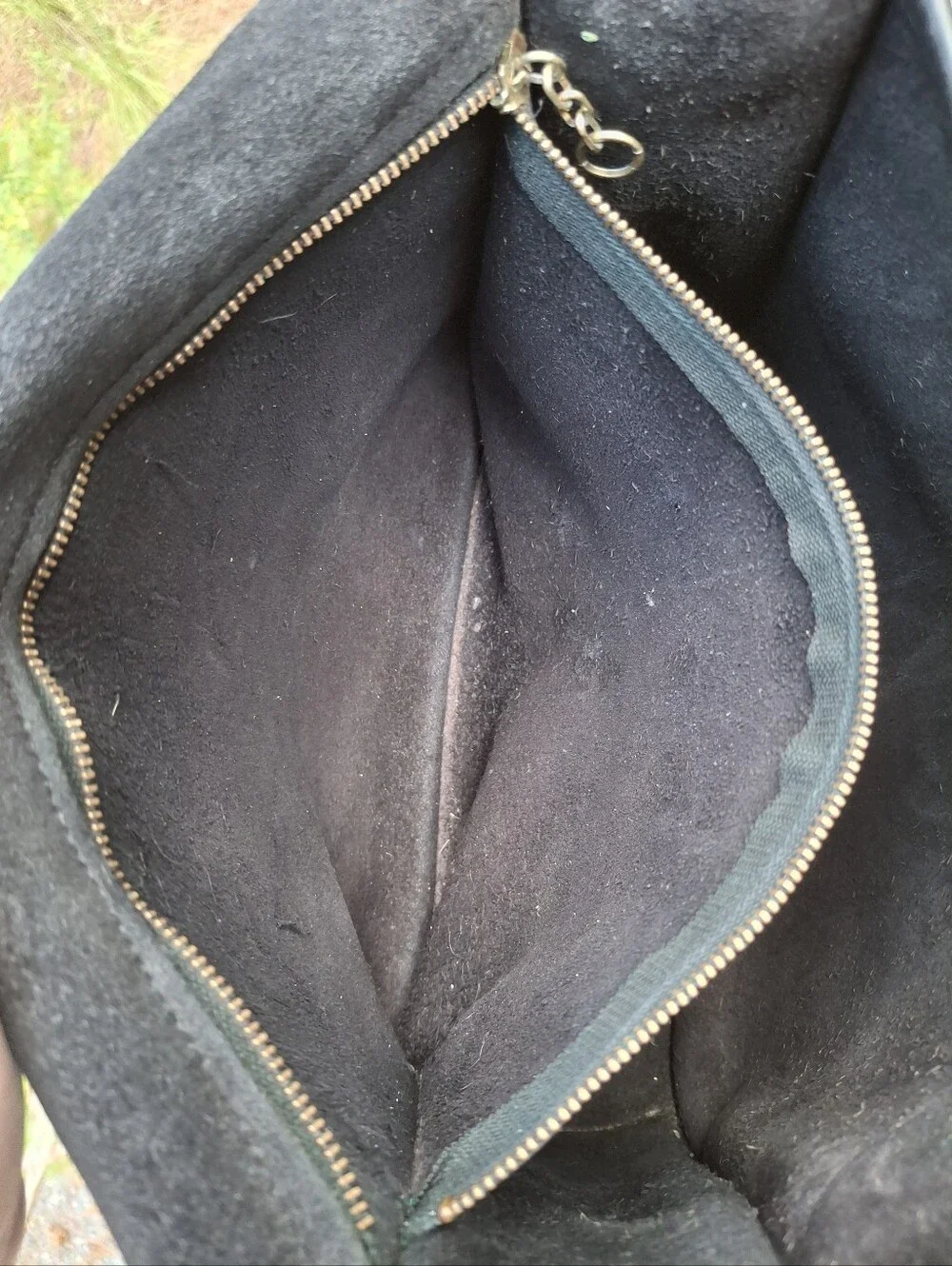 Vintage 1970's Coach Black Leather Stewardess Bag Made In NYC # 9525
